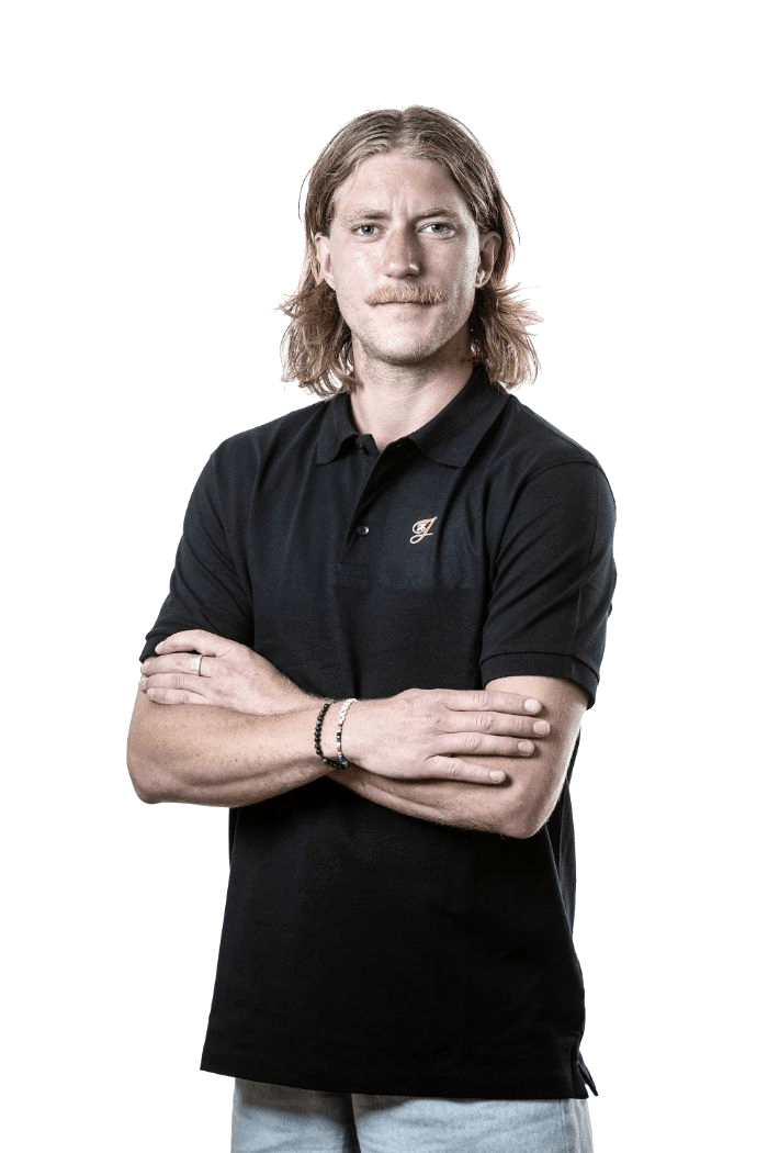 Emil Svensson, snickare på HJ Bygg & Entreprenad