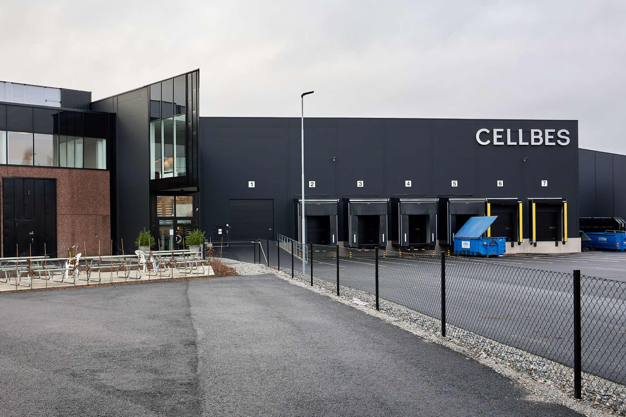 Totalentreprenad för Cellbes lager i Borås.